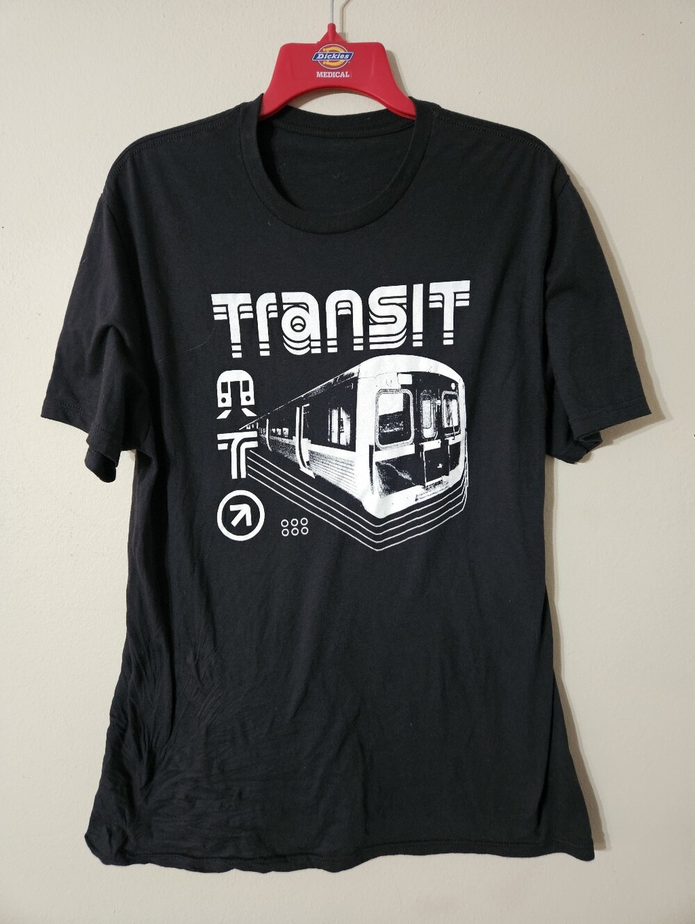 Transit Subway Train Tshirt Large
